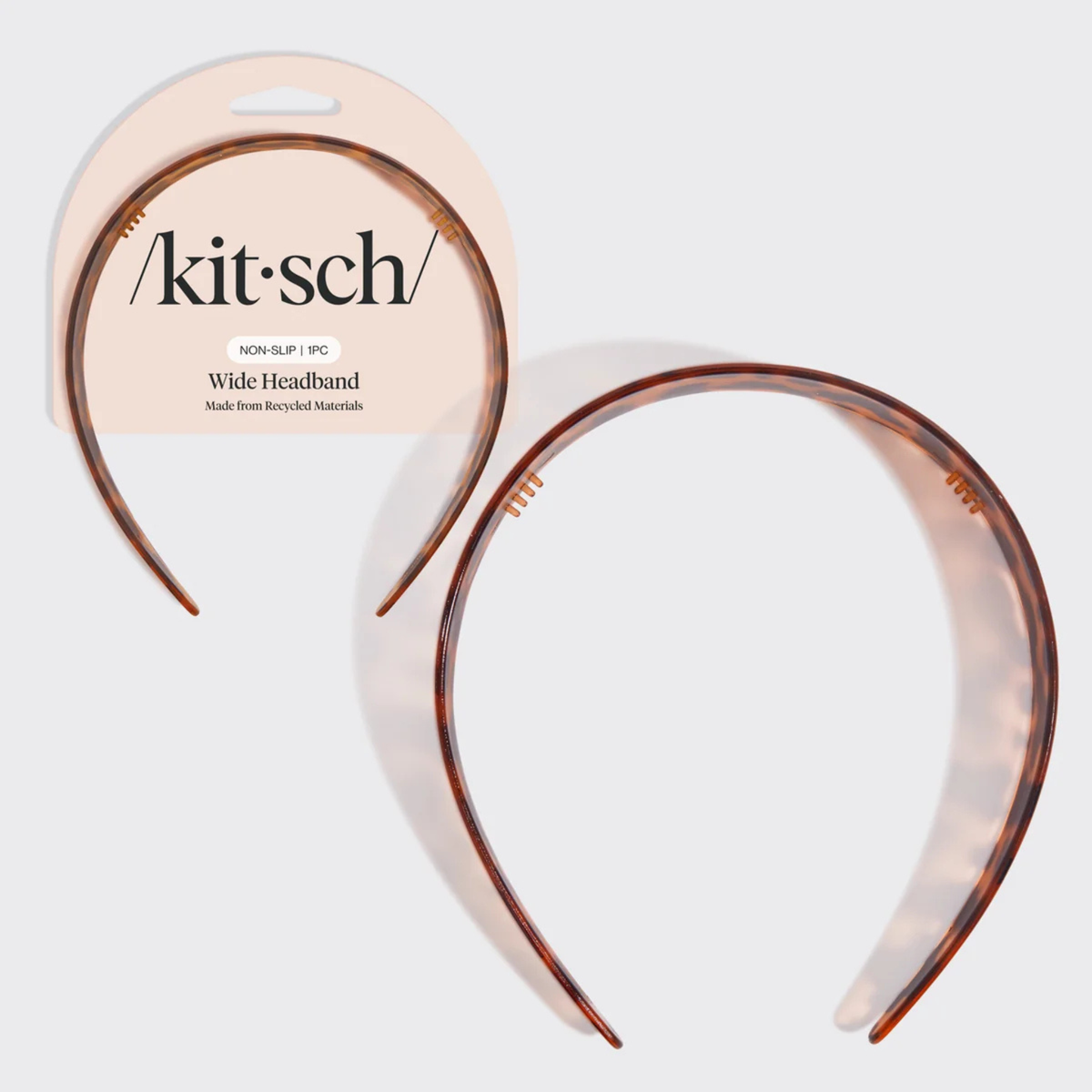 Kitsch Recycled Plastic Wide Headband - Tort-Tort