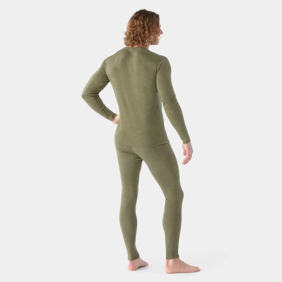 Smartwool Mens Merino 250 Baselayer Crew-Winter Moss Heather