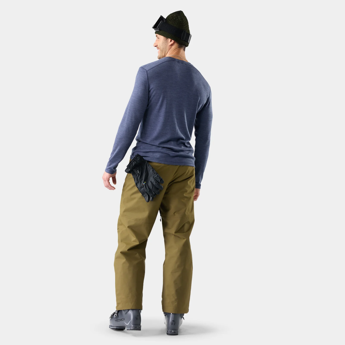Smartwool Mens Merino 250 Baselayer Crew- Nightfall Blue Heater