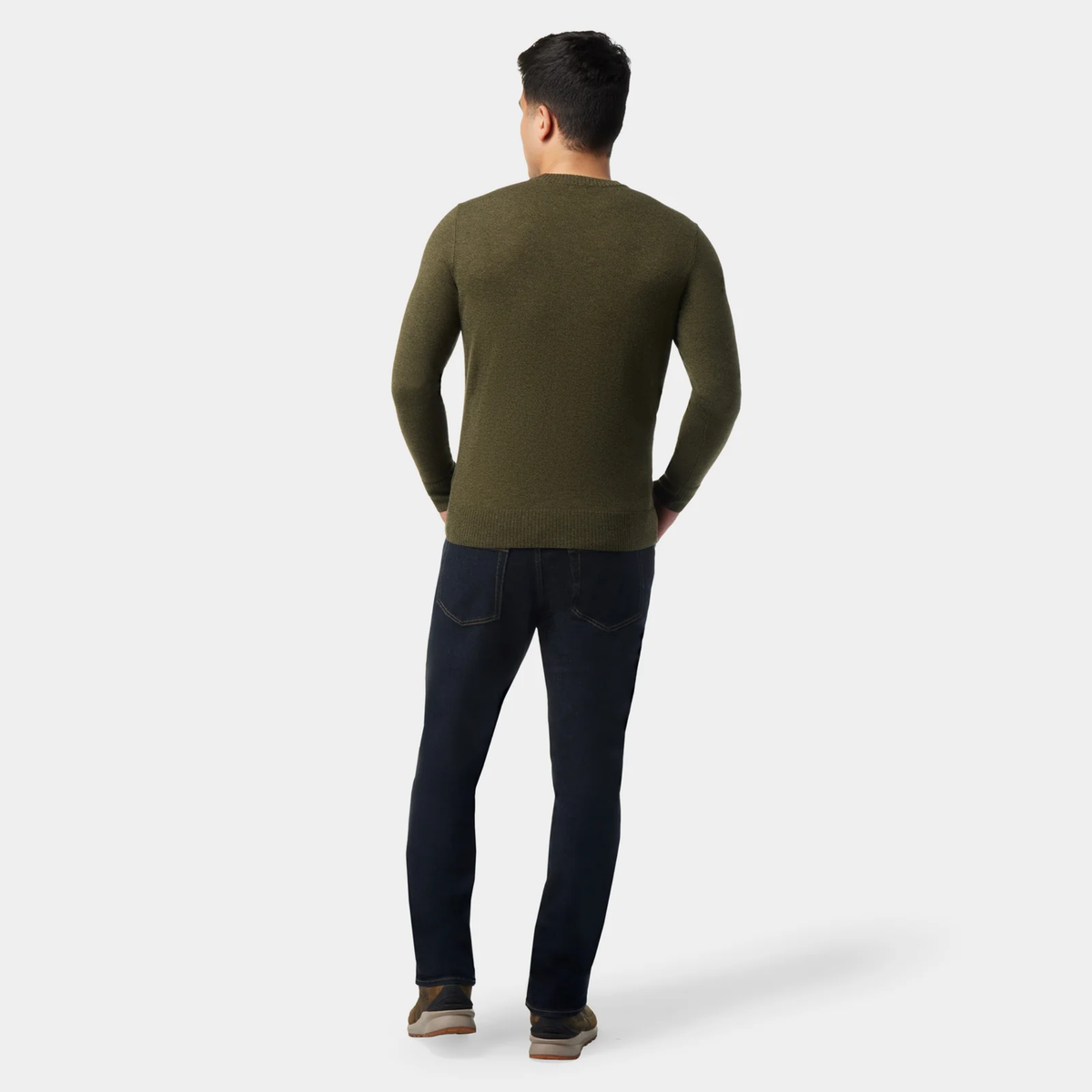 Smartwool SMARTWOOL Mens Sparwood Crew Sweater-North Woods Heather