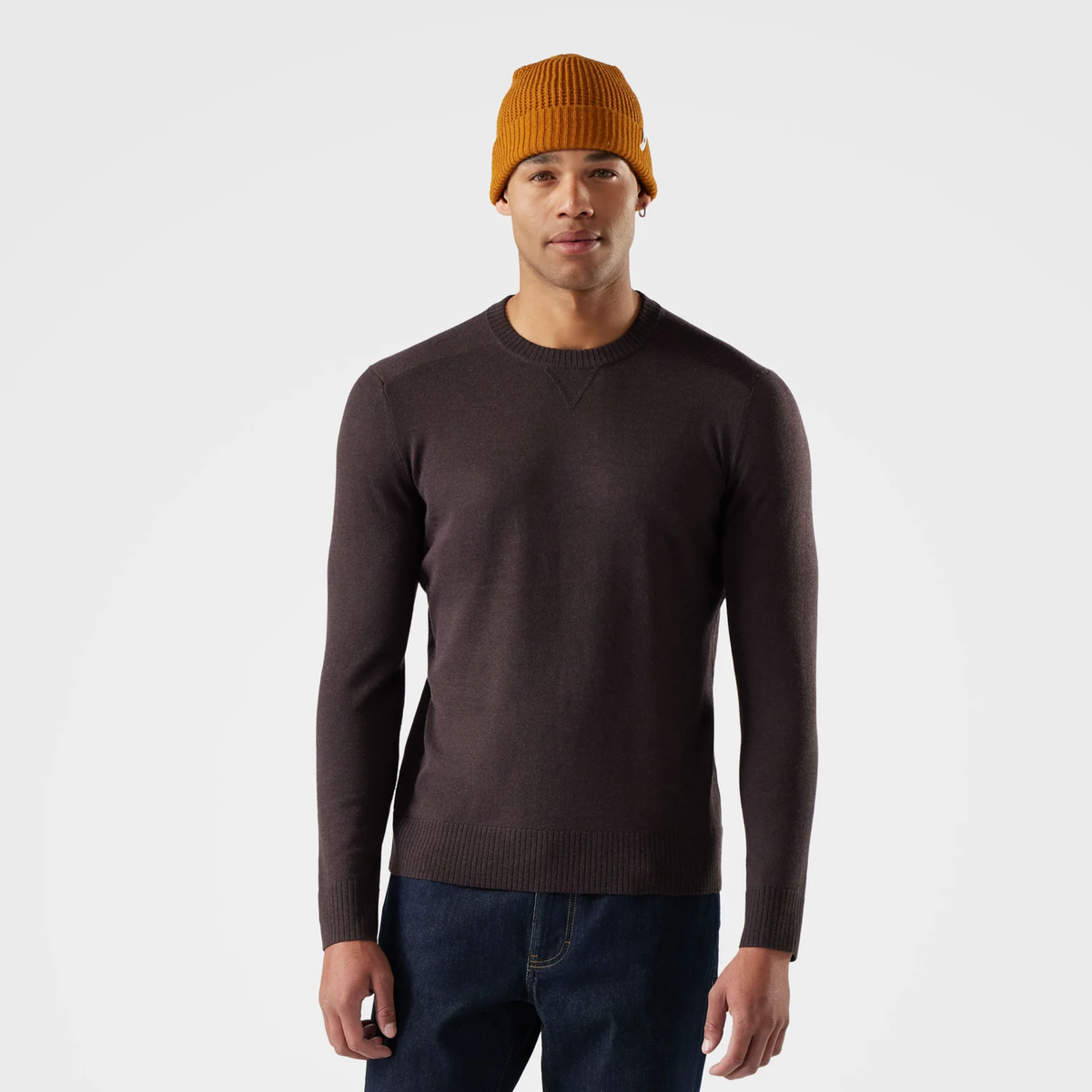 Smartwool SMARTWOOL Mens Sparwood Crew Sweater-Mink Heather