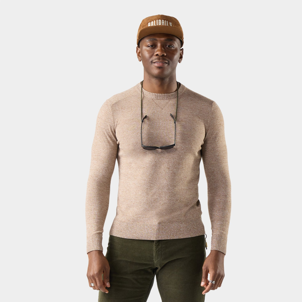 Smartwool SMARTWOOL Mens Sparwood Crew Sweater-Mocha Heather Marl