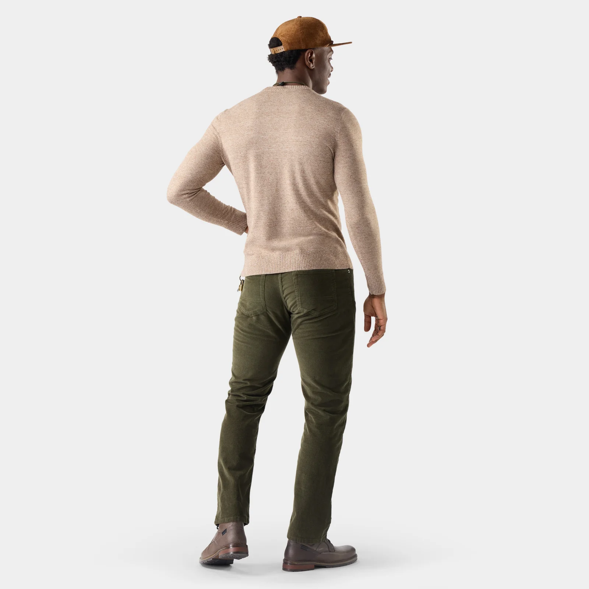 Smartwool SMARTWOOL Mens Sparwood Crew Sweater-Mocha Heather Marl