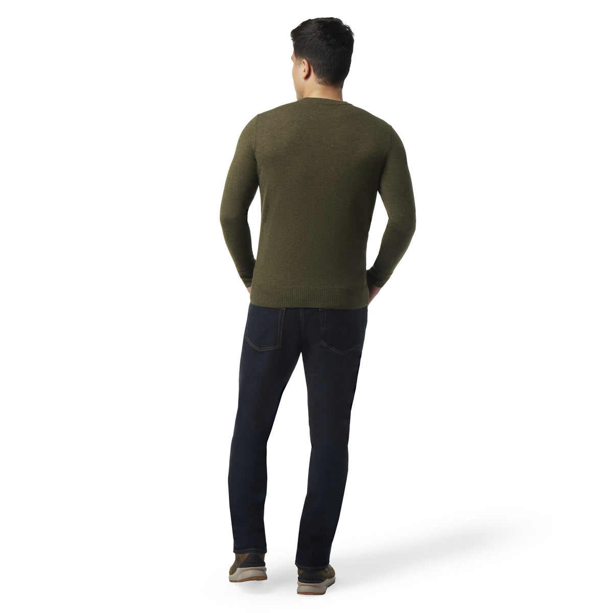 Smartwool SMARTWOOL Mens Sparwood Crew Sweater - North Woods Heather-Winter Moss Heather