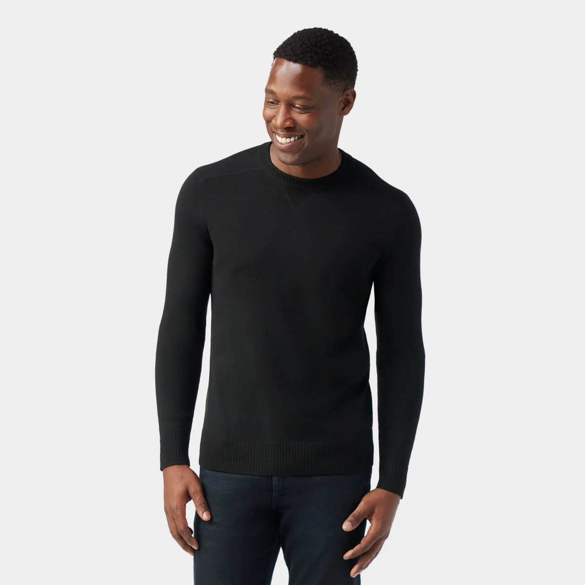 Smartwool SMARTWOOL Mens Sparwood Crew Sweater-Black