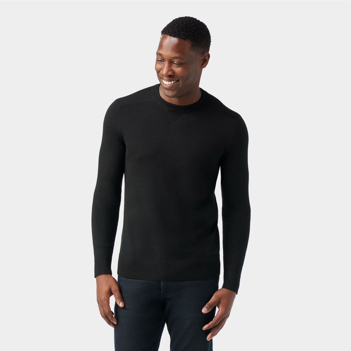 Smartwool SMARTWOOL Mens Sparwood Crew Sweater - Black