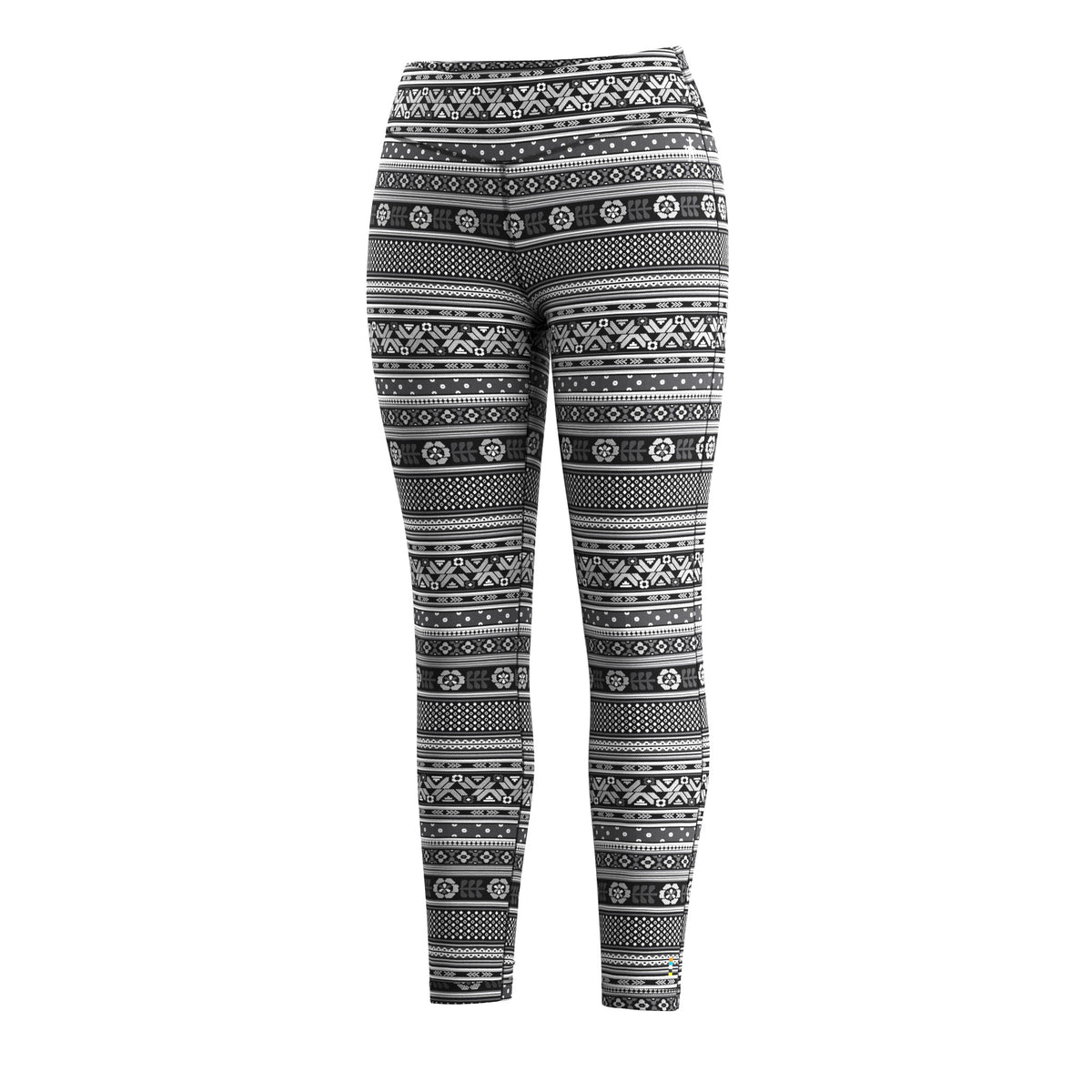 Smartwool SMARTWOOL Womens Merino 250 Baselayer Bottom - Black Fair Isle Fun