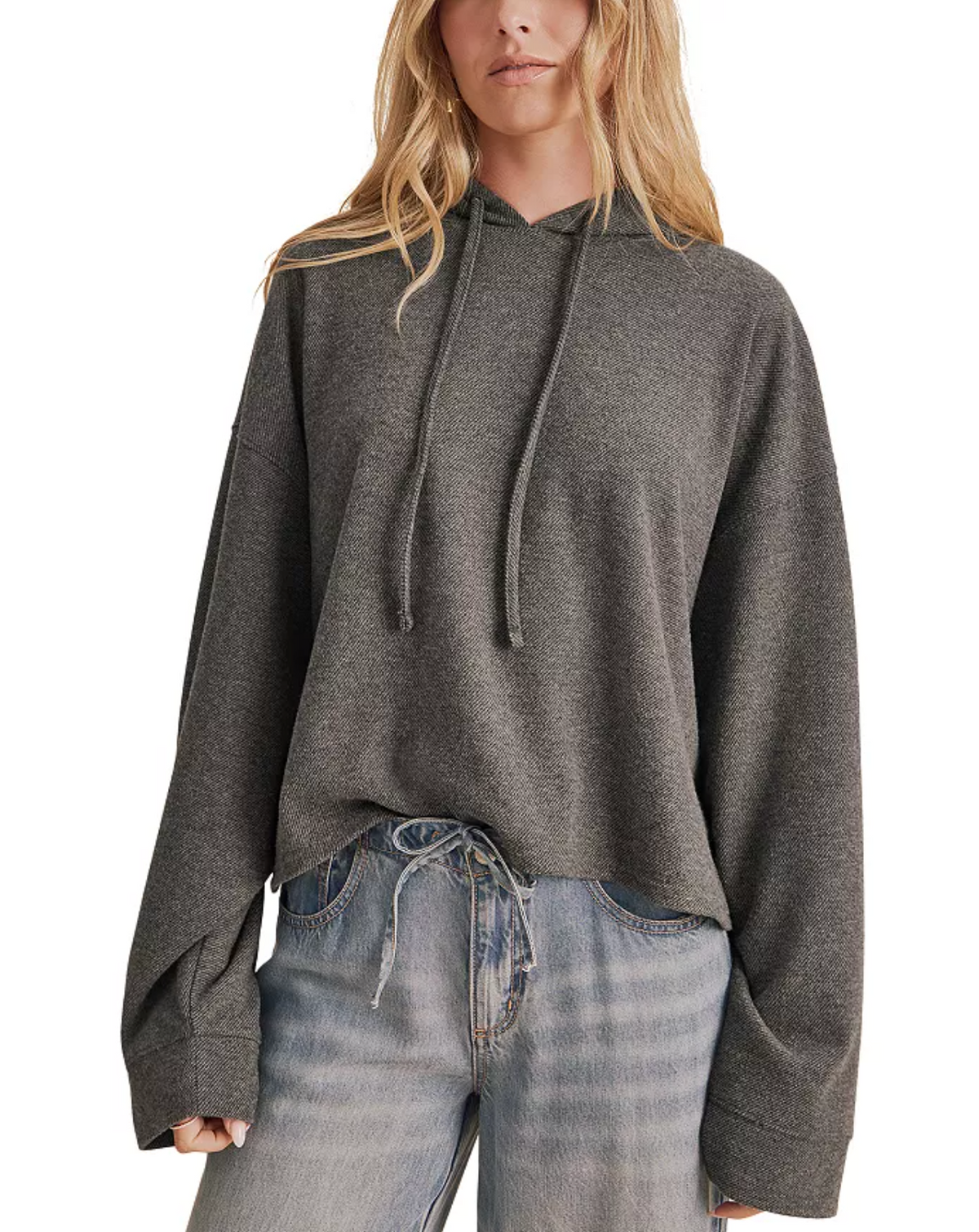 Womens Marlow Tailored Knit Hoodie