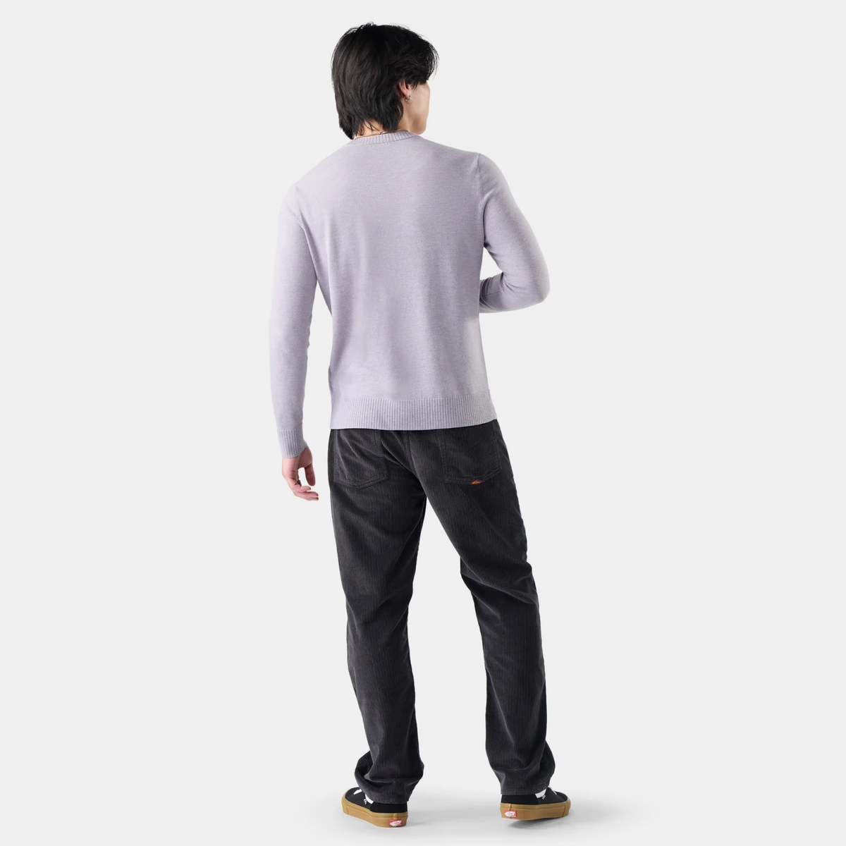 Smartwool SMARTWOOL Mens Sparwood Crew Sweater- Purple Strom Heather