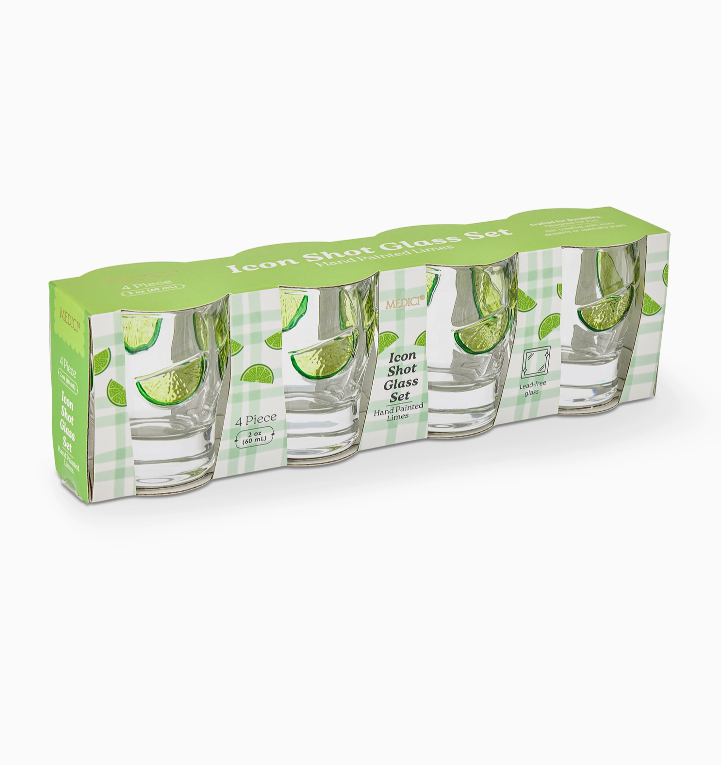 4pk 2oz Icon Shot Glass - Lime