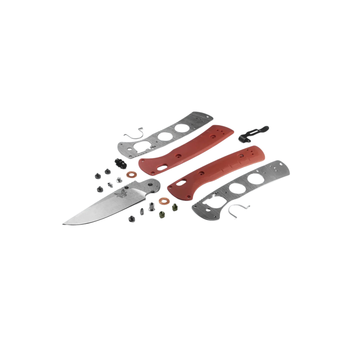 Benchmade SlipRidge | Rust Orange | Modified Clip-point