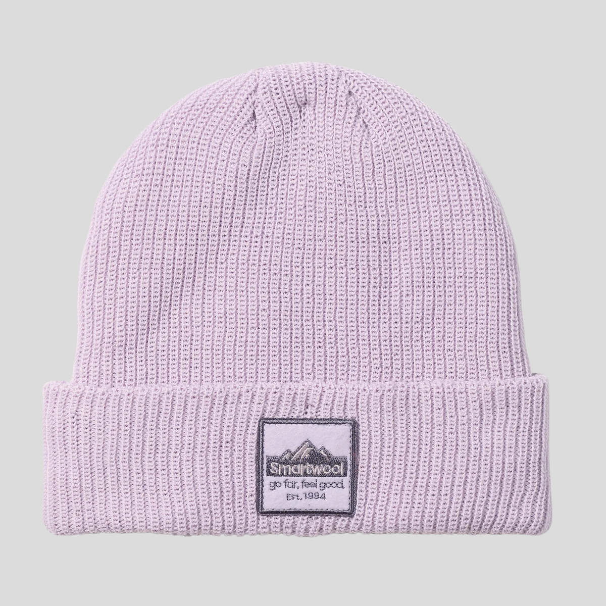 Smartwool Patch Beanie-Lavender Sky Heather