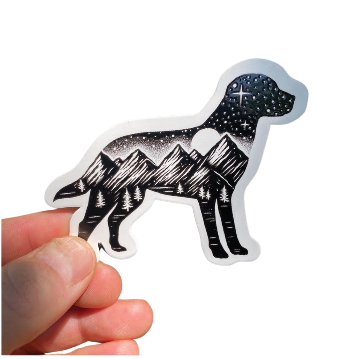 Liberty Mountain Sticker Art Adventure Dog Sticker