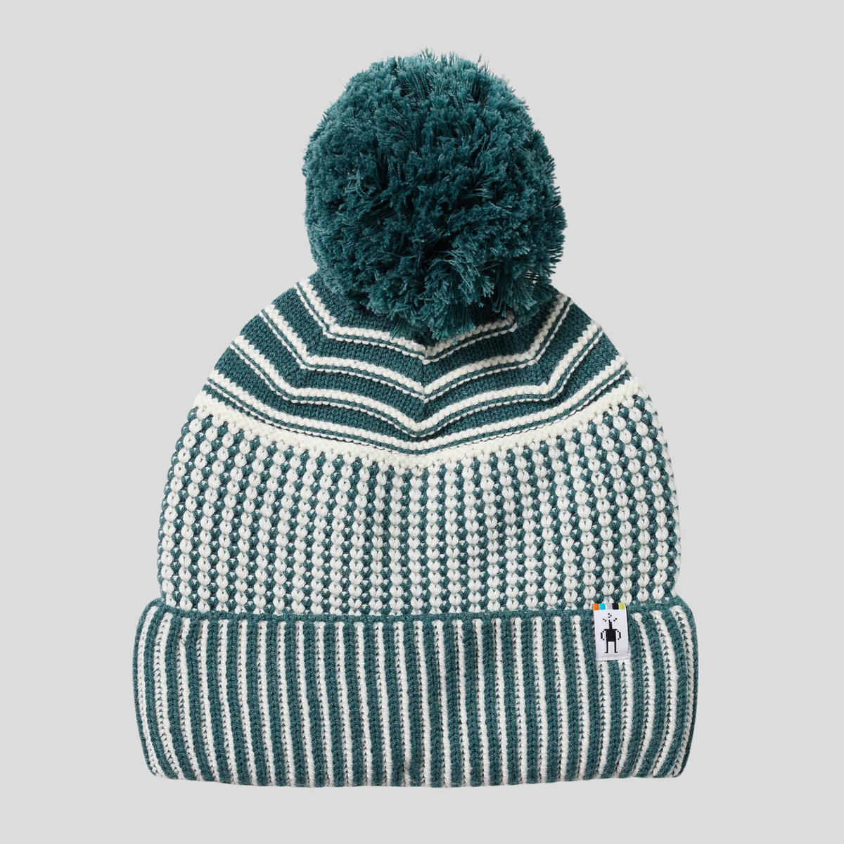 Smartwool Summit Knit Pom Beanie F26-Dusty Teal