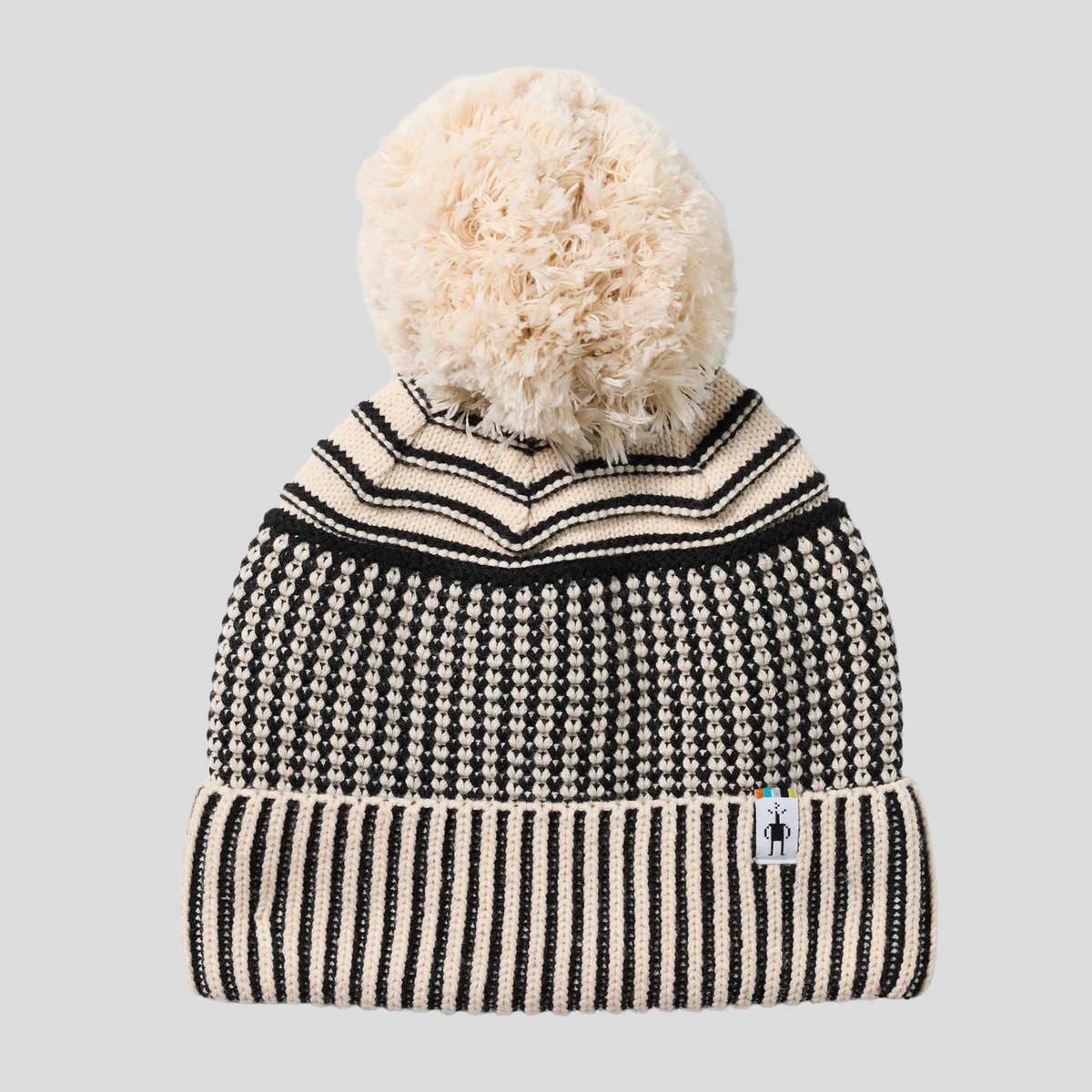 Smartwool Summit Knit Pom Beanie F26-Almond