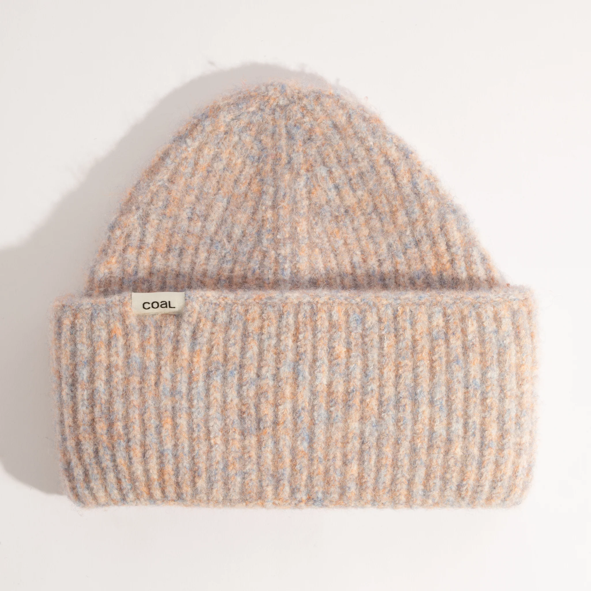 Coal Super Cuff Beanie-Periwinkle Marl