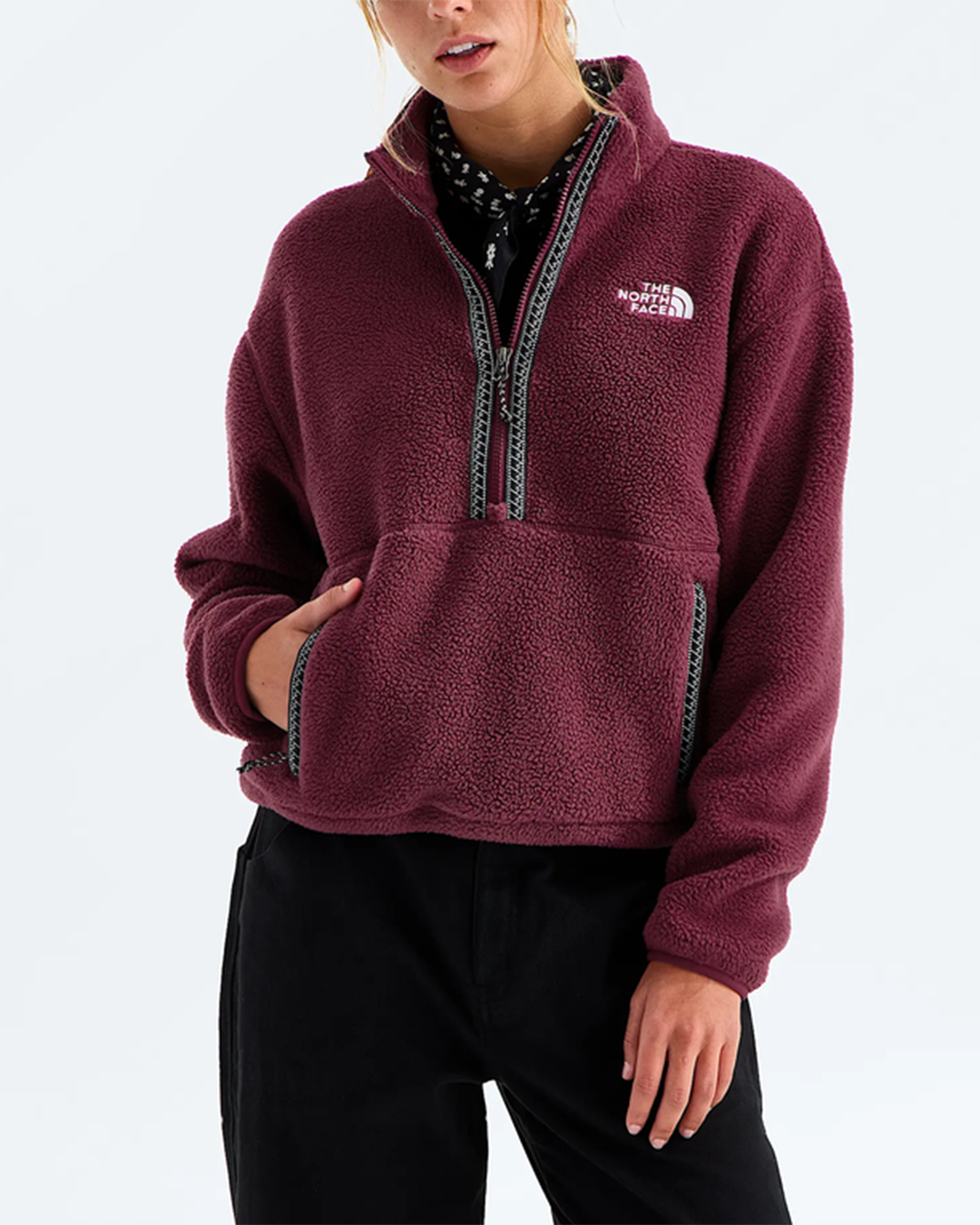 Womens TNF Fleeski 1/4 Zip Pullover