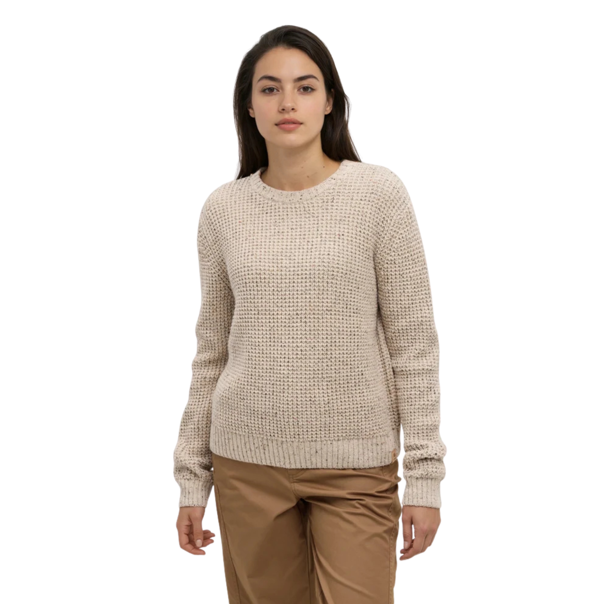 Tentree Womens Morrell Fleck Sweater-6400_Blue Horizon Fleck