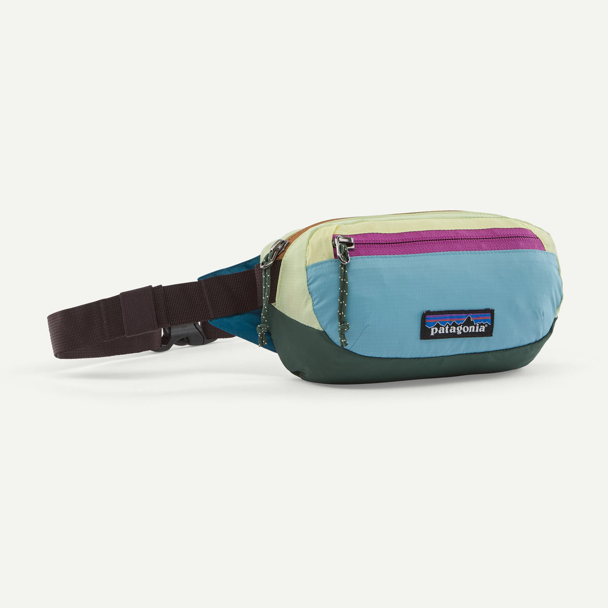 Patagonia Terravia Mini Hip Pack - PWSN_Patchwork: Snowmelt Blue