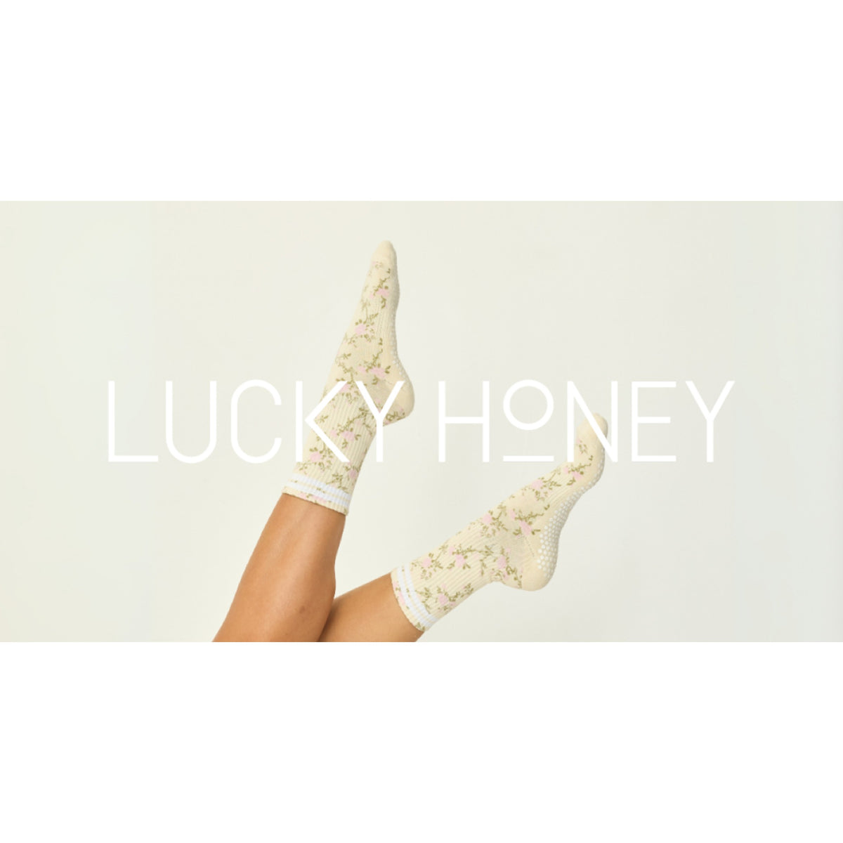 Lucky Honey The Koda Grip Sock in Royal Blue - Royal Blue