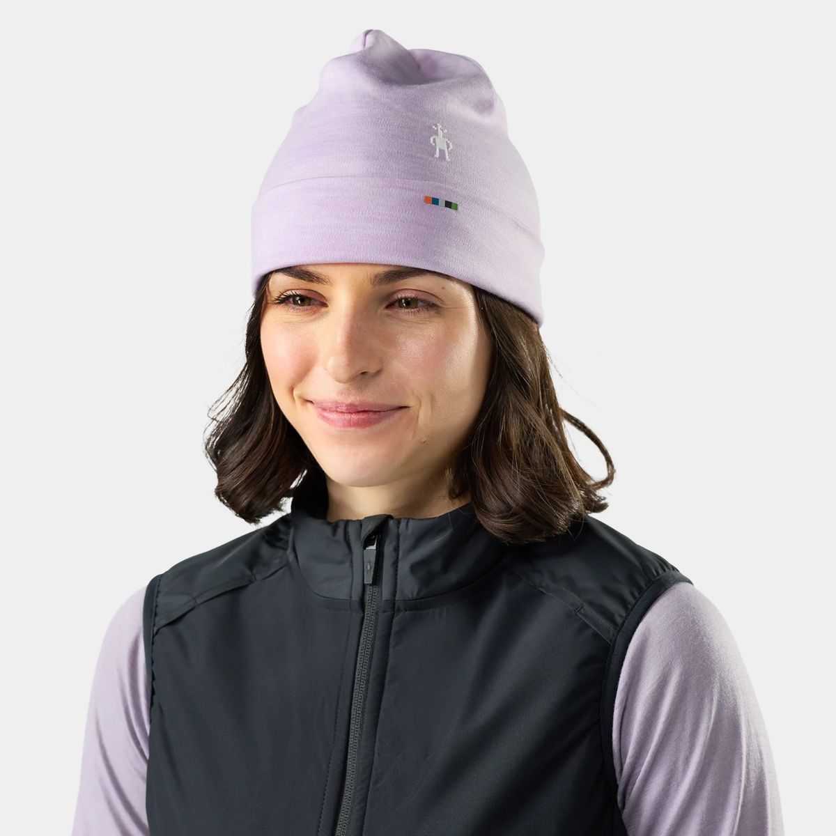 Smartwool Thermal Merino Reversible Cuffed Beanie-Lavender Sky
Heather