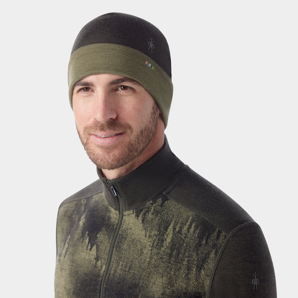 Smartwool Thermal Merino Reversible Cuffed Beanie - K48_North Woods Heather