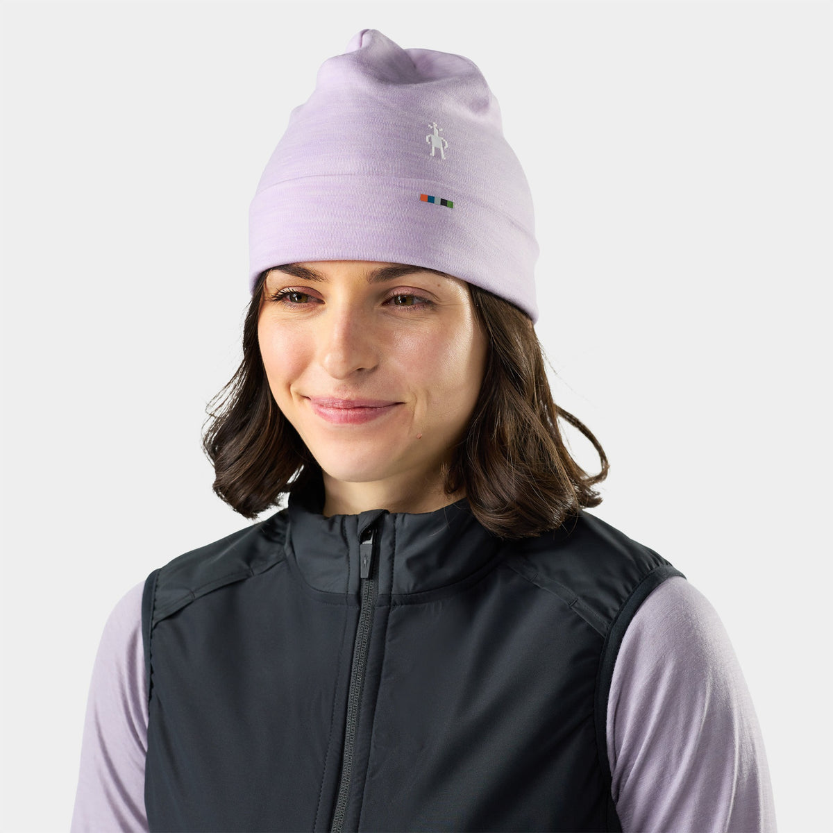 Smartwool Thermal Merino Reversible Cuffed Beanie - R11_Lavender Sky Heather