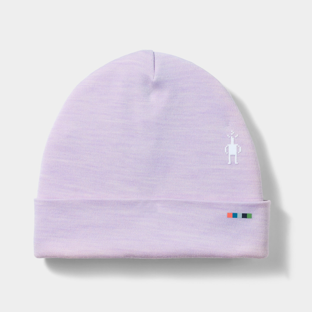 Smartwool Thermal Merino Reversible Cuffed Beanie-Lavender Sky Heather