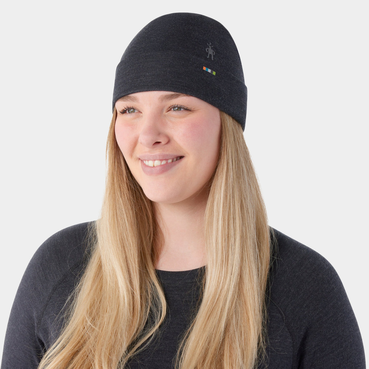 Smartwool Thermal Merino Reversible Cuffed Beanie - 003_Charcoal