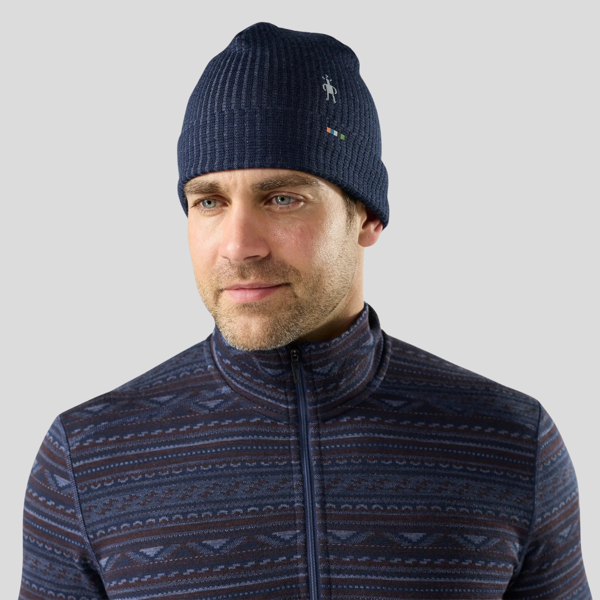 Smartwool Thermal Merino Rib Beanie F26-Nightfall Blue Heather