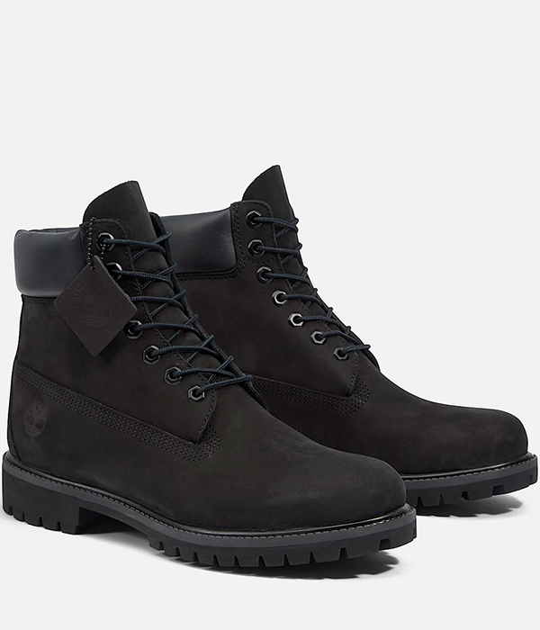 Mens Timberland Premium 6-Inch Waterproof Boot in Black F26