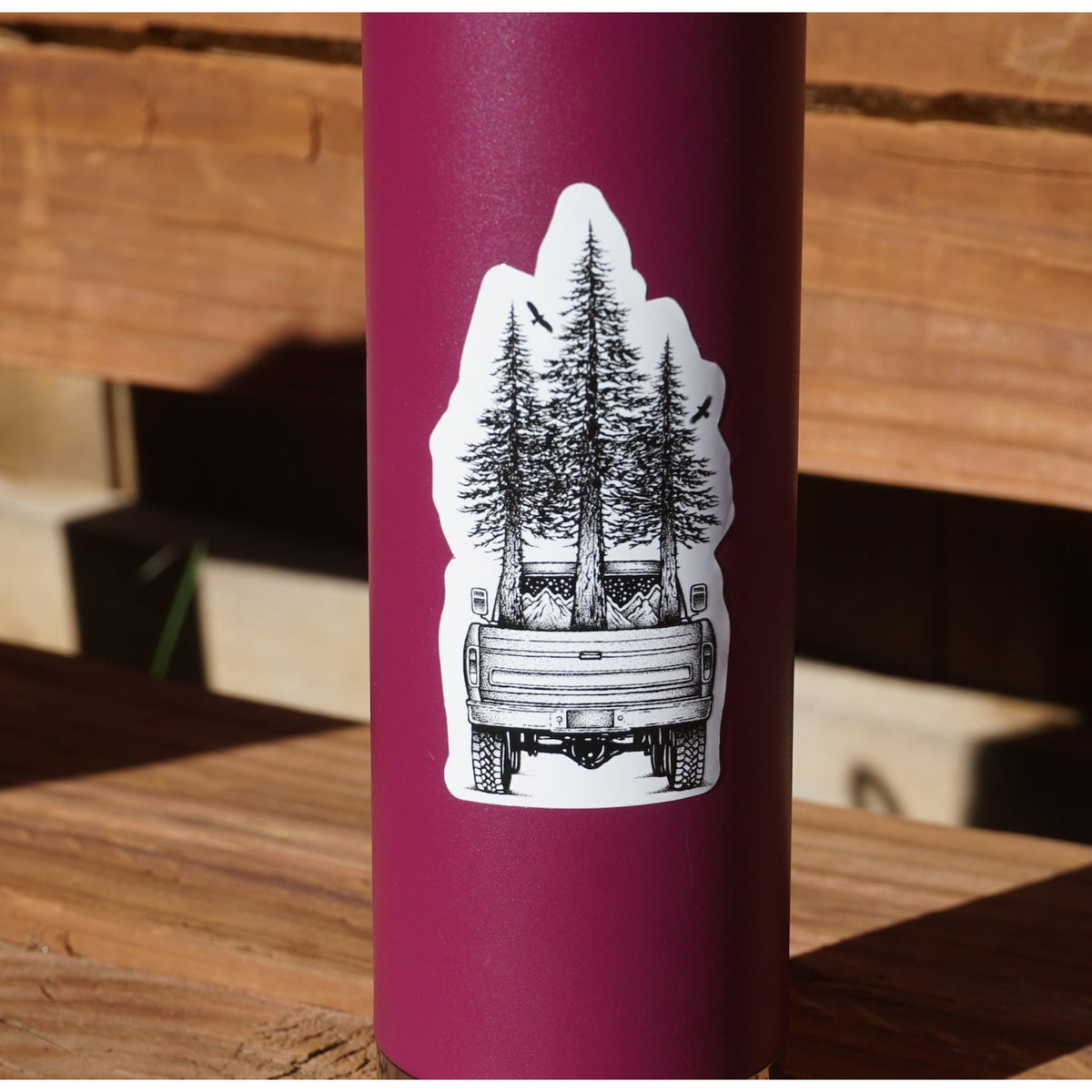 Sticker Art To The Forest Sticker