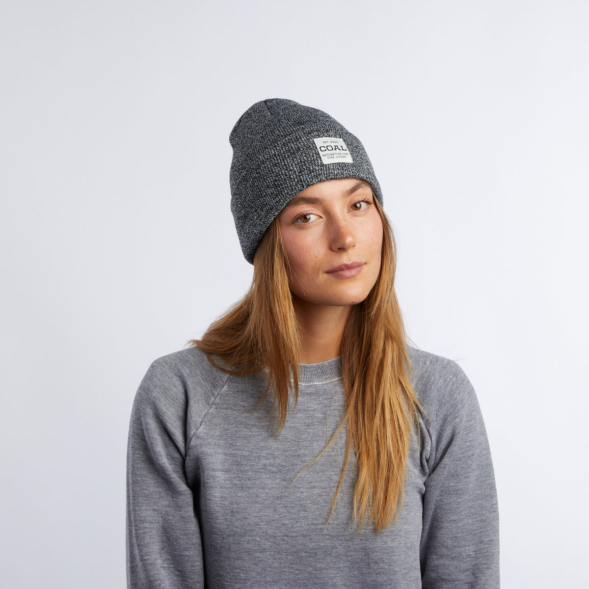 Coal Uniform Mid Beanie - BLM_Black Marl