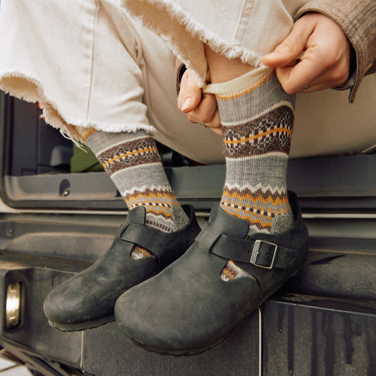 Smartwool Unisex Everyday Snowed In Sweater Crew Socks