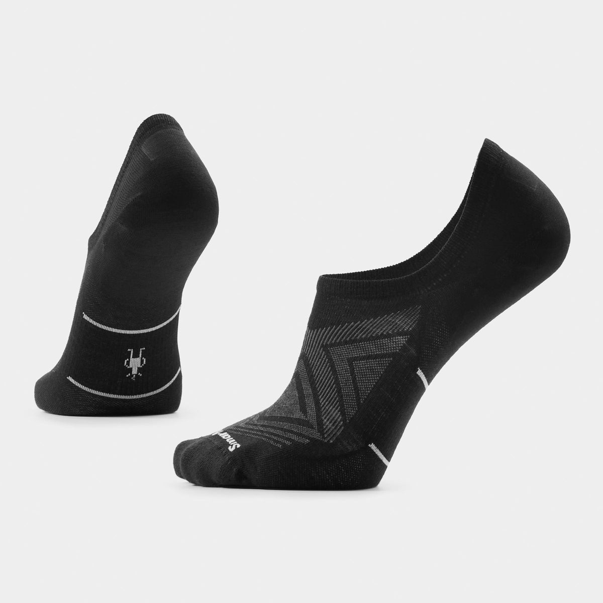 Smartwool Unisex Run Zero Cushion No Show Socks - Black