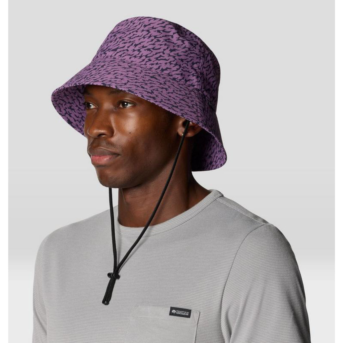 Mountain Hardwear Unisex Stryder Bucket Hat - Vervain Terrain Print