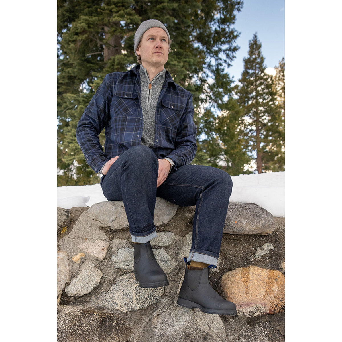 Blundstone Unisex Thermal Chelsea Boots Black