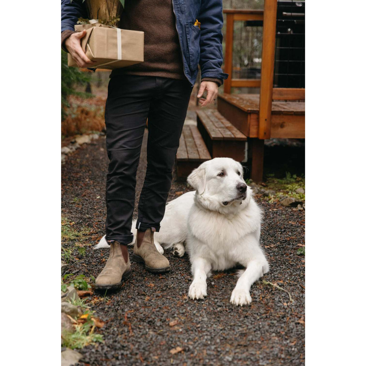 Blundstone Unisex Thermal Chelsea Boots - Rustic Brown