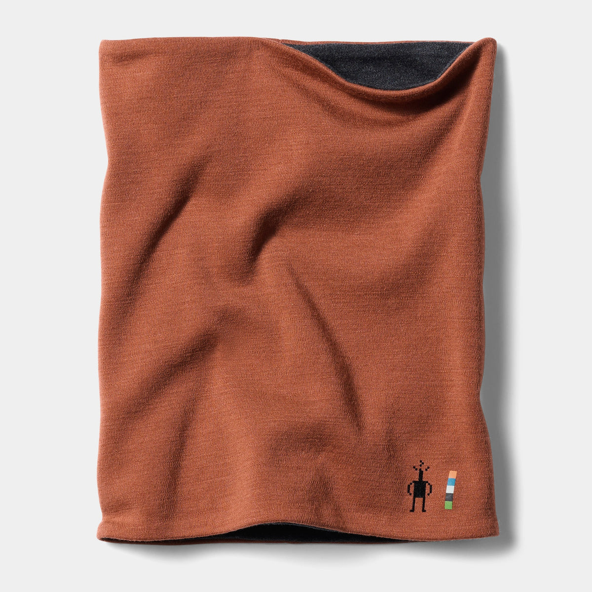 Smartwool Unisex Thermal Merino Reversible Neck Gaiter - Q58_Burnt Sienna
