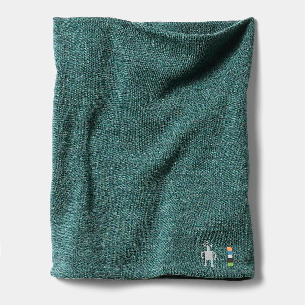 Smartwool Unisex Thermal Merino Reversible Neck Gaiter - R25_Dark Teal Heather
