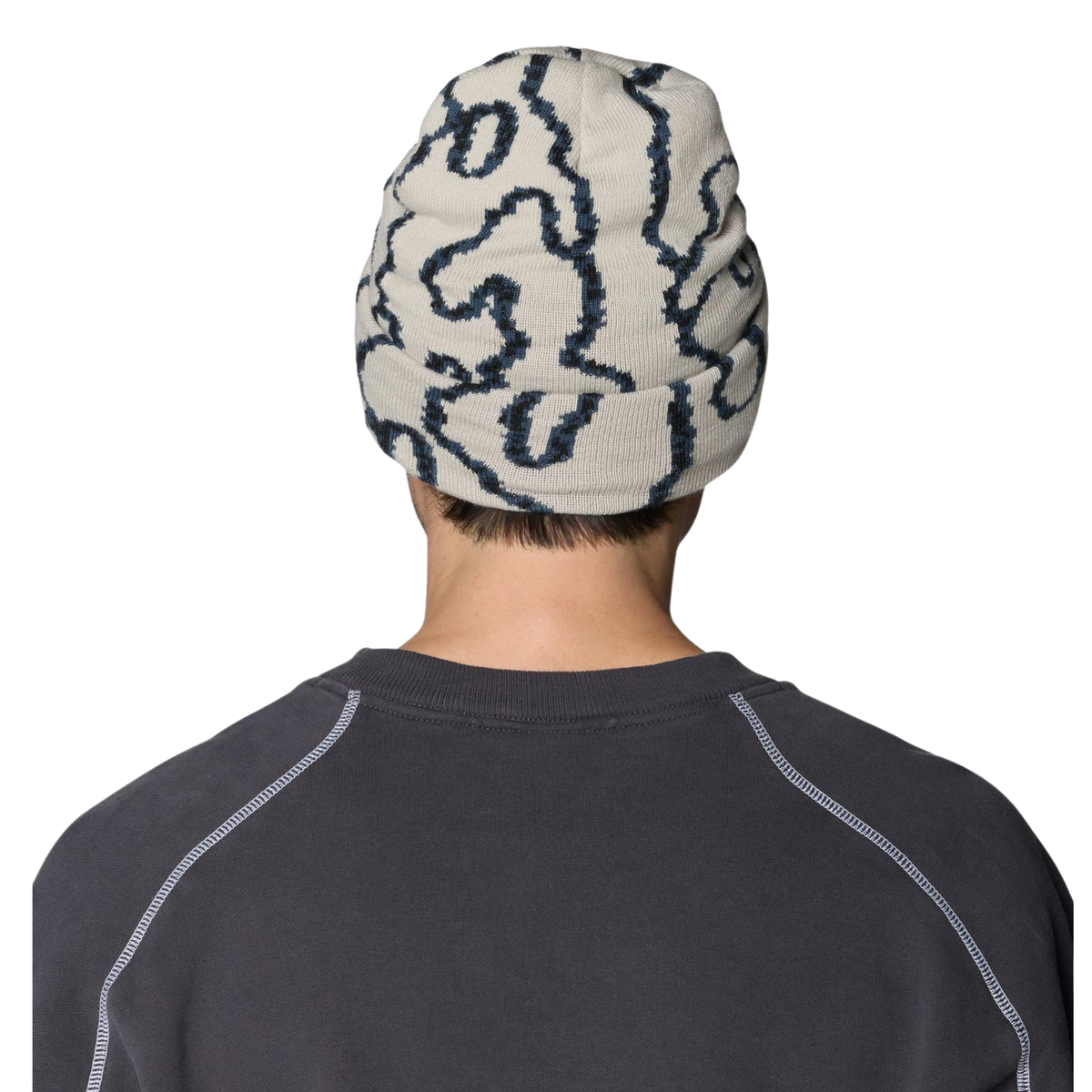 Mountain Hardwear Unisex Town Square Jacquard Beanie-Oyster Shell 