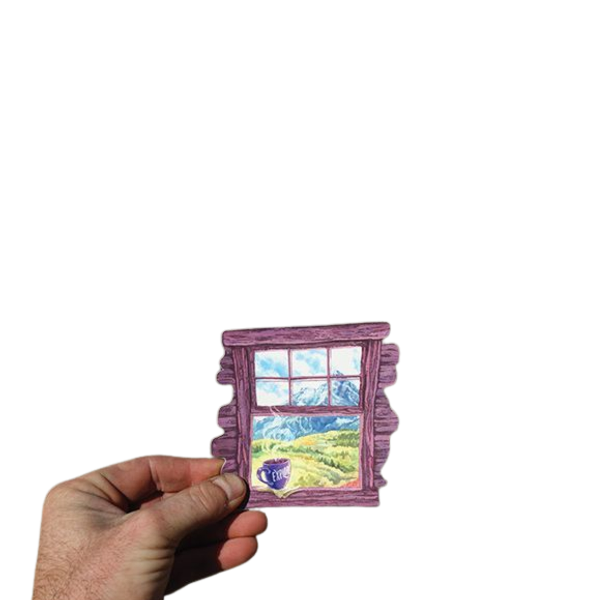 Wilderness Through A Window Sticker