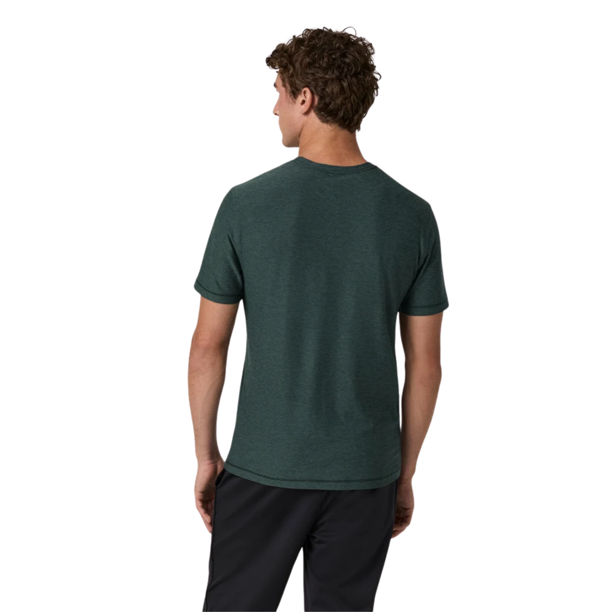 VUORI Mens Strato Tech Tee-Hemlock Heather