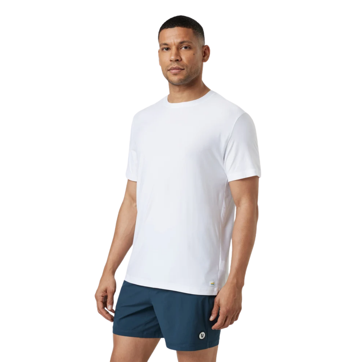 VUORI Mens Strato Tech Tee-White