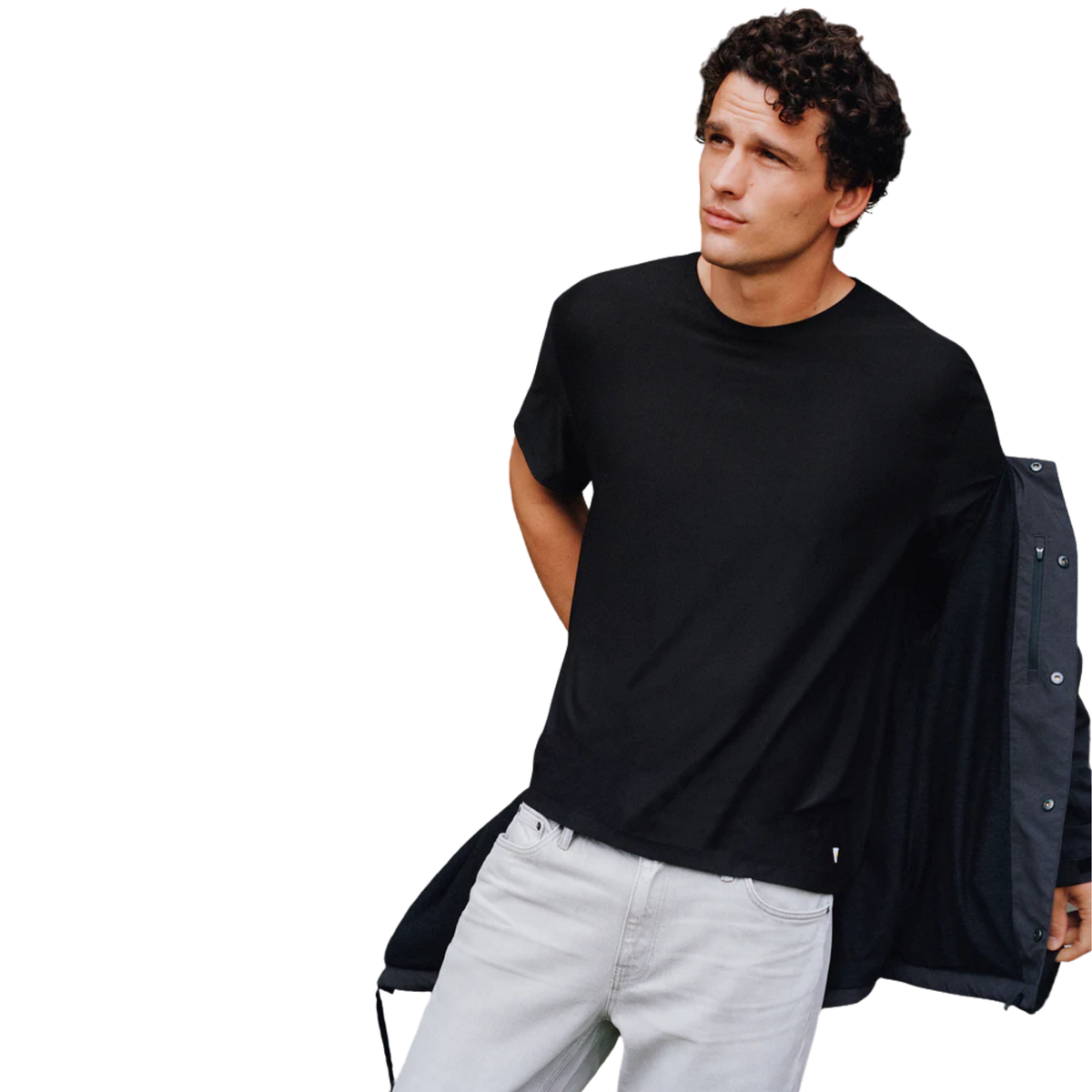 VUORI Mens Strato Tech Tee-Black