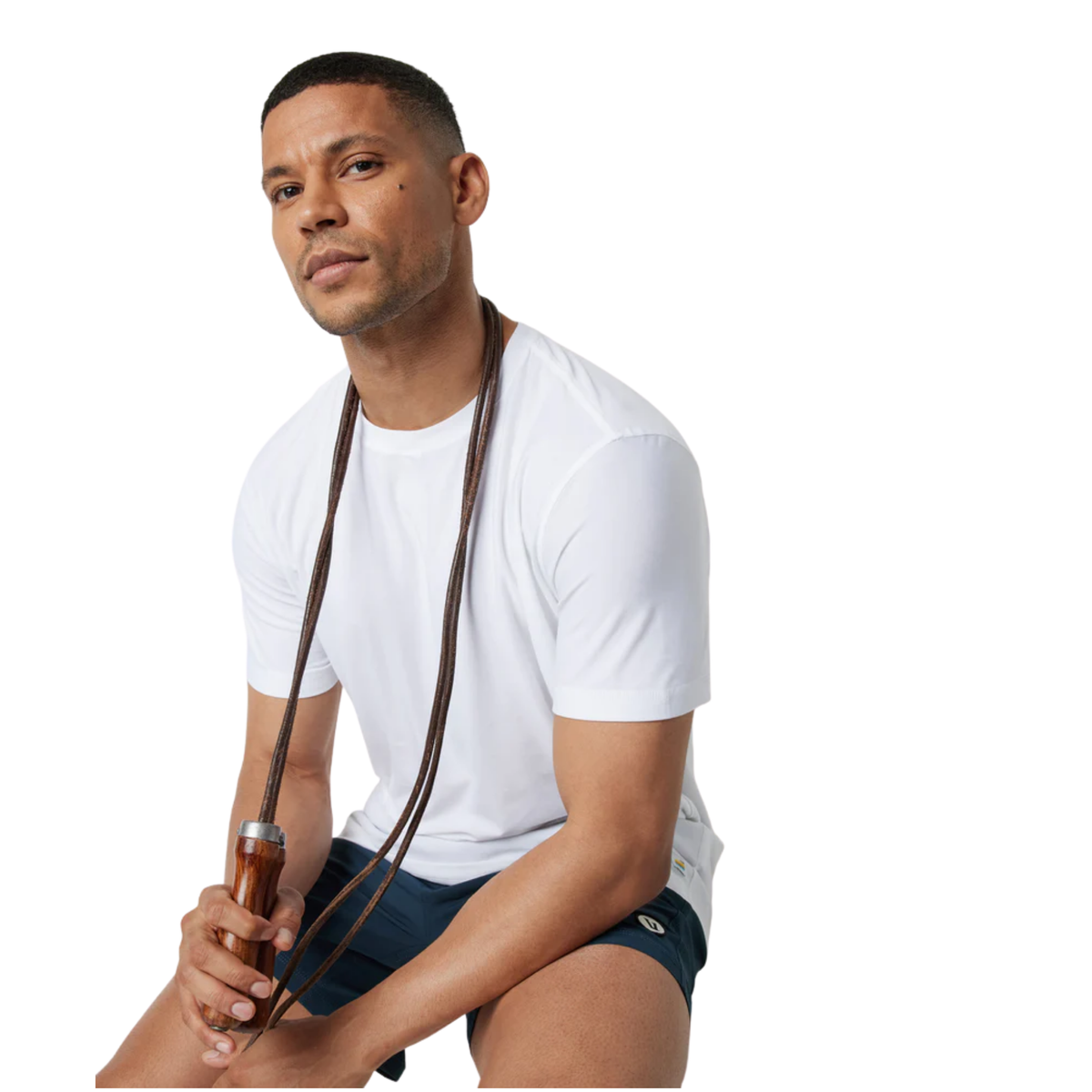 VUORI Mens Strato Tech Tee-White