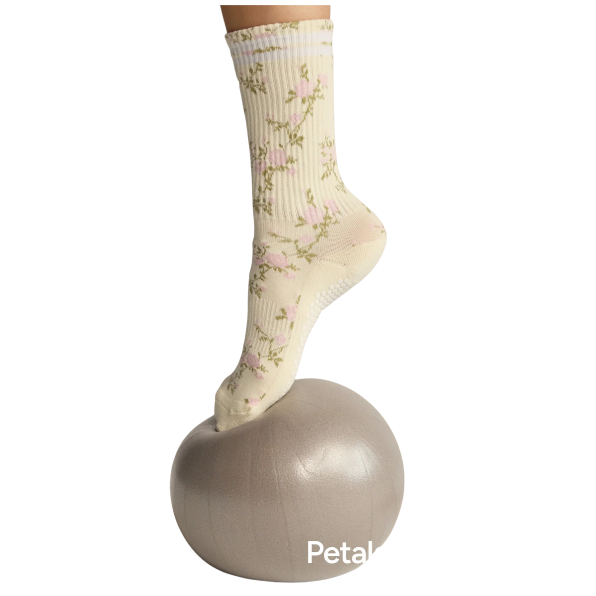 Lucky Honey Vintage Rose Grip Sock