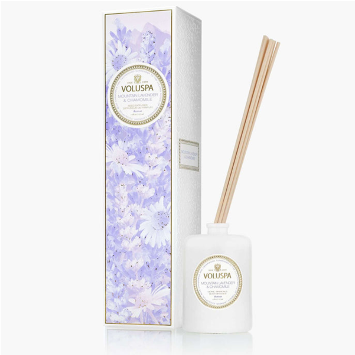 Voluspa Voluspa Reed Diffuser 6oz-Mountain Lavender & Chamomile