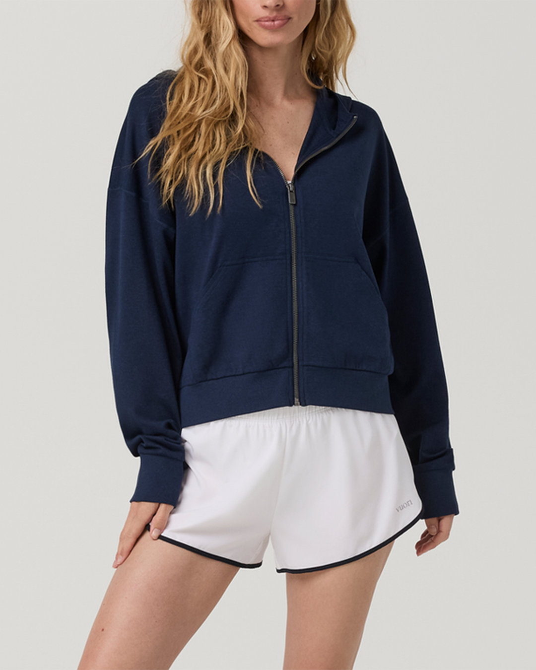 Womens Halo Modern Full Zip Hoodie