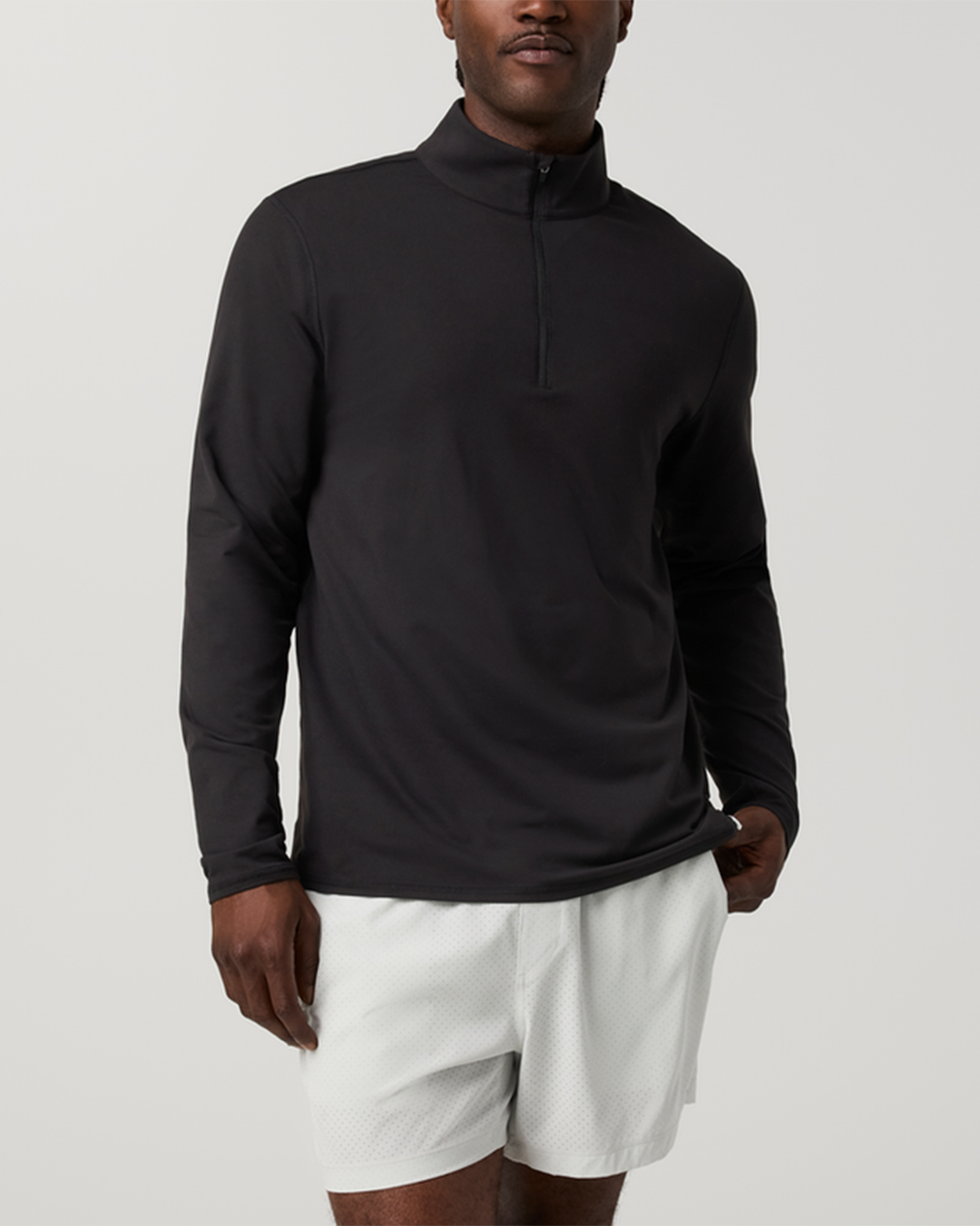 Mens Ponto 1/2 Zip Mock Neck